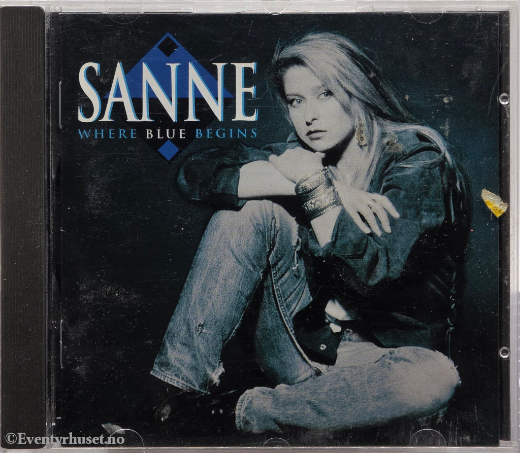 Sanne Salomonsen. Where Blue Begins. 1991. Musikk-CD.