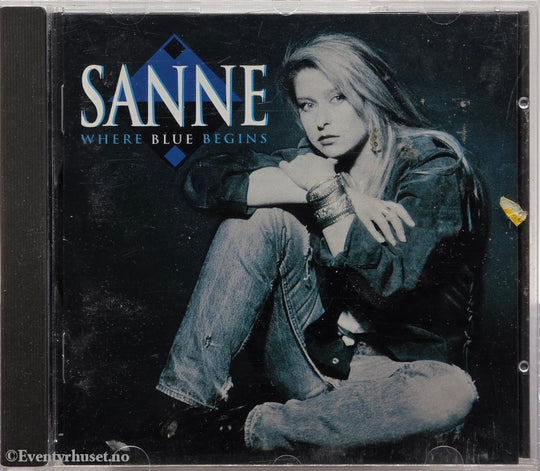 Sanne Salomonsen. Where Blue Begins. 1991. Musikk-CD.