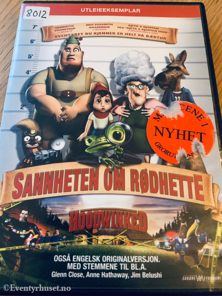 Sannheten Om Rødhette. 2005. Dvd Leiefilm.