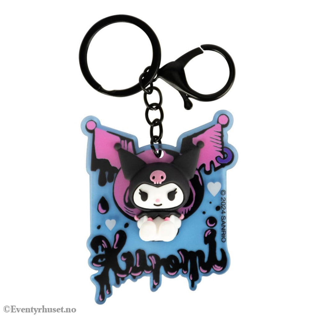 Sanrio 3D Acrylic Keychain Kuromi Fashion & Accessories