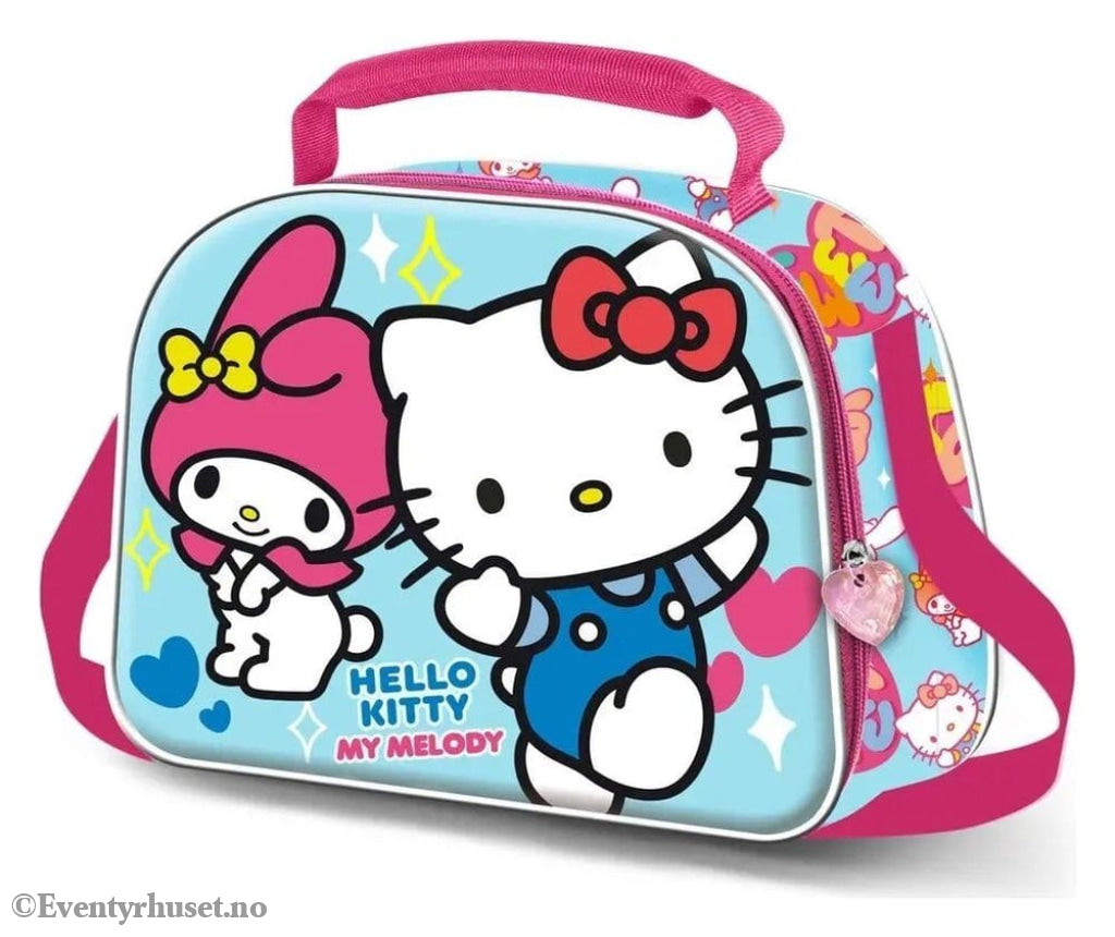 Sanrio 3D Lunch Bag Hello Kitty Friendship Blue Fashion & Accessories