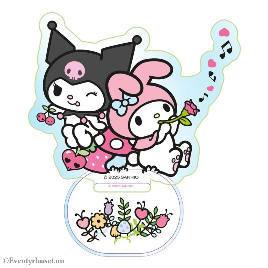 Sanrio Acrylic Stand Kuromi & My Melody Holographic 6 cm Manga & Anime