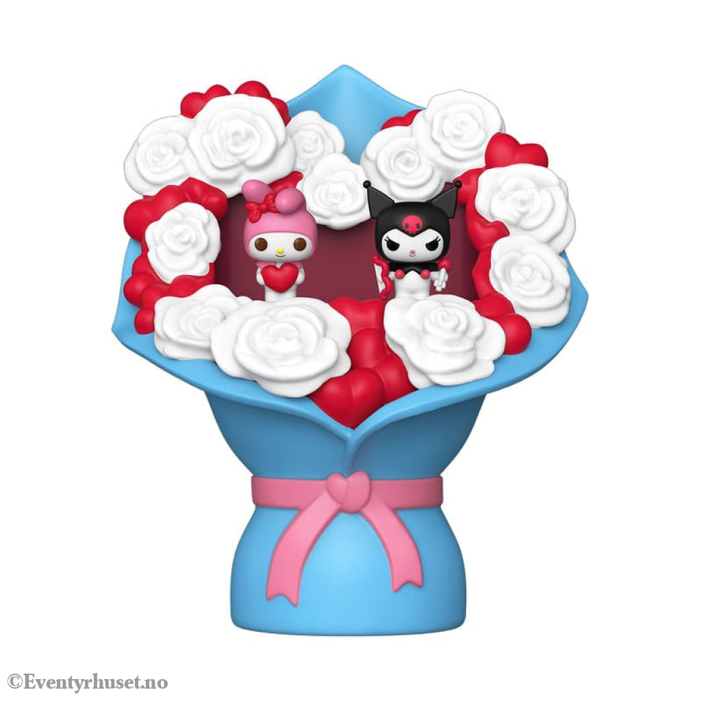 Sanrio Bitty POP! Bouquet Vinyl Figure 2-Pack My Melody & Kuromi (Valentine) 4 cm Collectibles
