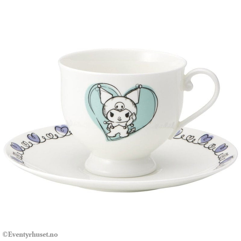Sanrio Bone China Mug & Plate Set Kuromi Home & Gifts
