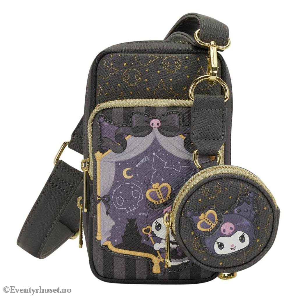 Sanrio by Loungefly Crossbody with Coin Bag 20th Anniversary Kuromi Cell Phone Fashion & Accessories