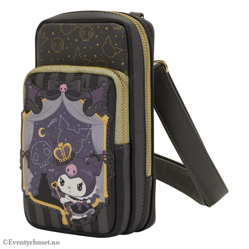 Sanrio by Loungefly Crossbody with Coin Bag 20th Anniversary Kuromi Cell Phone Fashion & Accessories