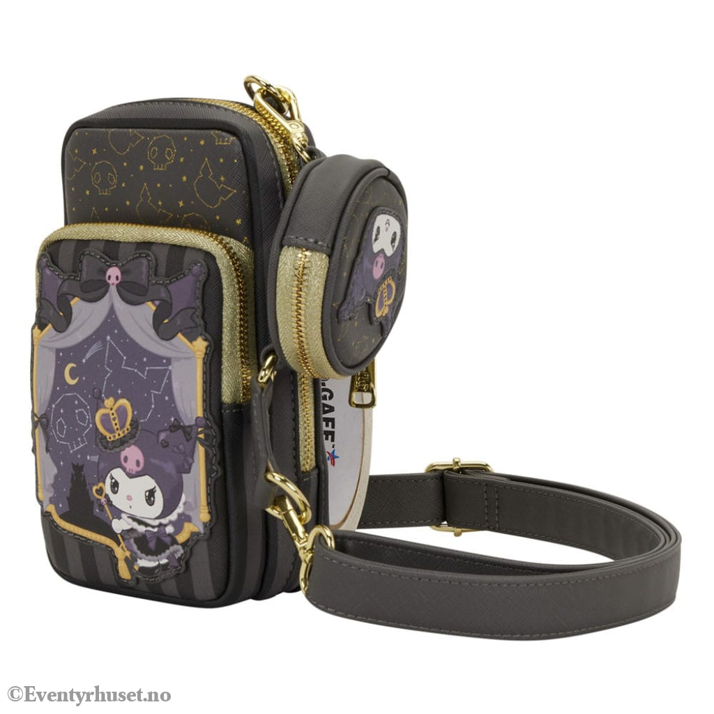 Sanrio by Loungefly Crossbody with Coin Bag 20th Anniversary Kuromi Cell Phone Fashion & Accessories
