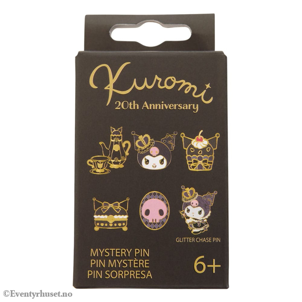 Sanrio by Loungefly Enamel Pins Blind Box 20th Anniversary Kuromi Assortment (12) Fashion & Accessories
