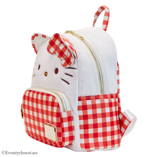 Sanrio by Loungefly Mini Backpack Hello Kitty Gingham Cosplay. Ny / New! Klær