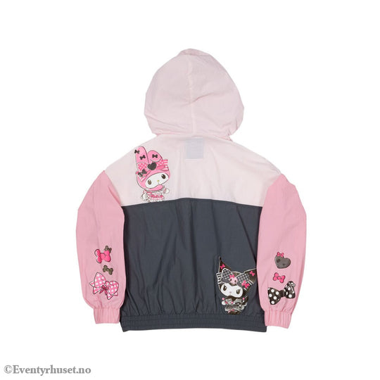 Sanrio by Loungefly Windbreaker Jacket My Melody and Kuromi Size L Fashion & Accessories