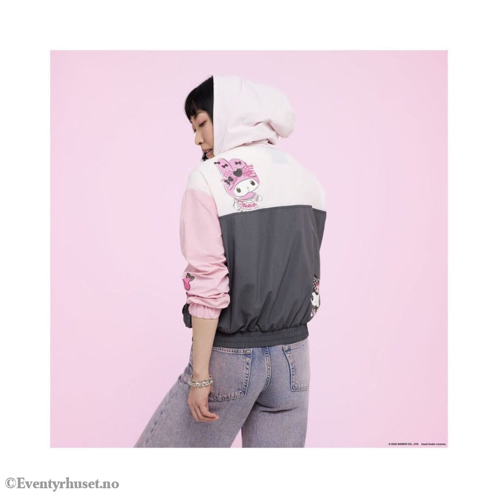 Sanrio by Loungefly Windbreaker Jacket My Melody and Kuromi Size L Fashion & Accessories