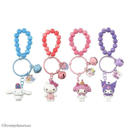 Sanrio Celebration Series Keychain & Bracelet Hello Kitty and Friends Display (12) Fashion & Accessories