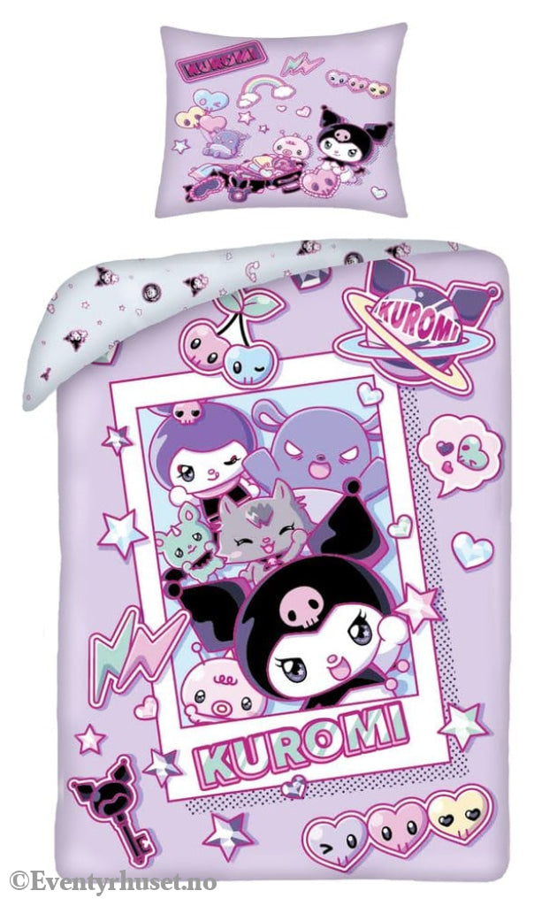 Sanrio Duvet Set Kuromi Ver. 2 140 x 200 cm / 70 x 90 cm Manga & Anime