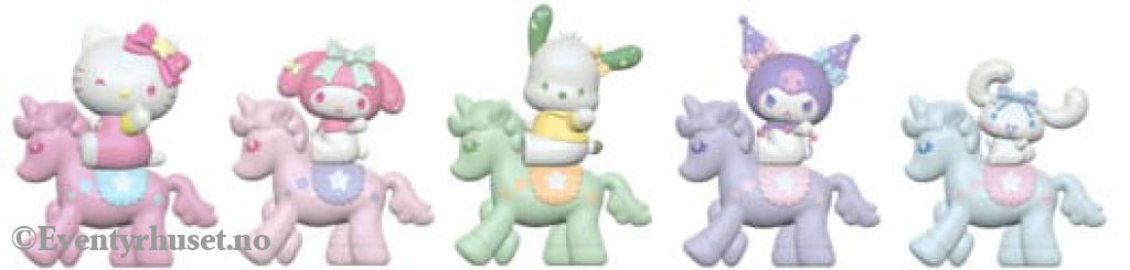 Sanrio Equestrian Series Mini Figures Hello Kitty and Friends 5 cm Blind Box Display (12) Collectibles