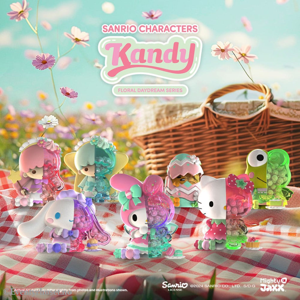 Sanrio Floral Daydream Series Kandy 4 inch Vinyl Figure Blind Box Display (6) Collectibles