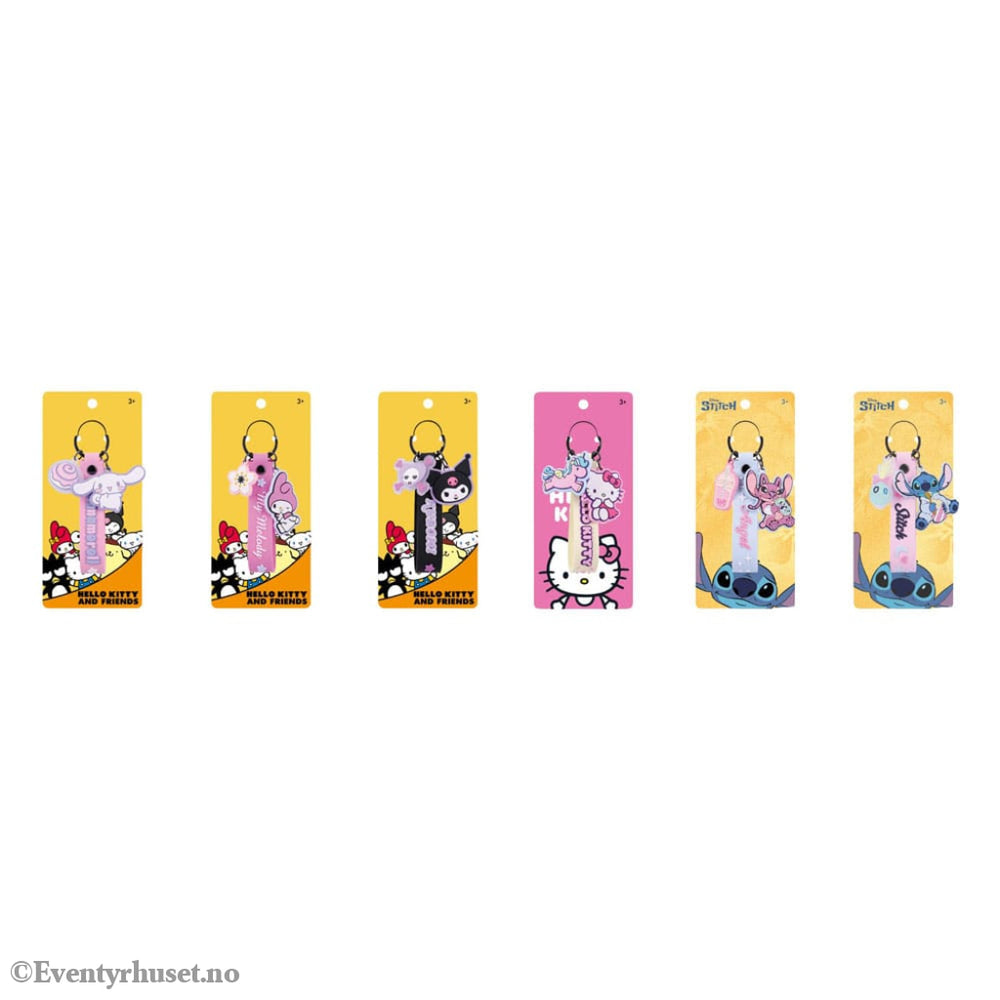Sanrio Key Chain Hello Kitty & Friends FunKey Chains Assortment (24) Fashion & Accessories