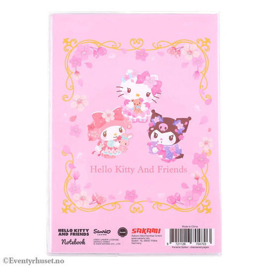 Sanrio Notebook Hello Kitty & Friends Sakura Series Holographic Checkered Manga & Anime