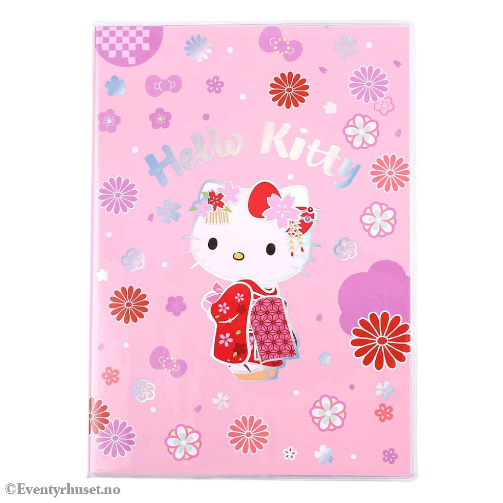 Sanrio Notebook Hello Kitty Kimono Holographic Checkered Manga & Anime
