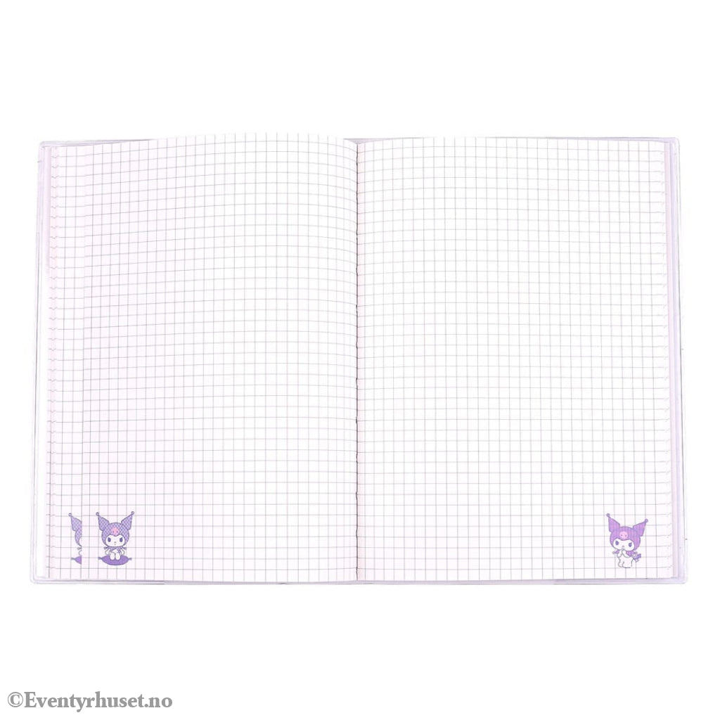 Sanrio Notebook Kuromi Japanese Holographic Checkered Manga & Anime