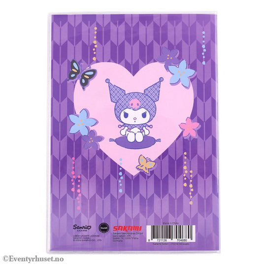Sanrio Notebook Kuromi Japanese Holographic Checkered Manga & Anime