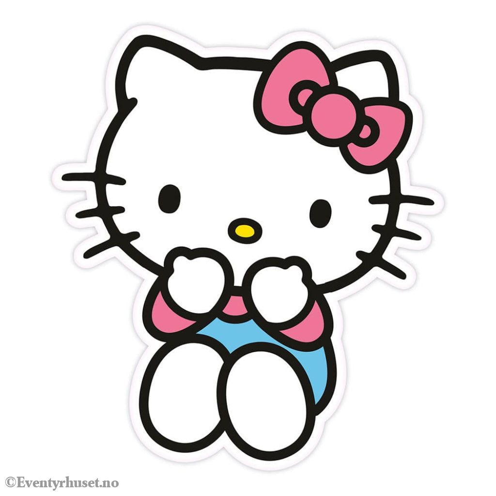 Sanrio Pillow Hello Kitty Blue Pants 36 cm Home & Gifts