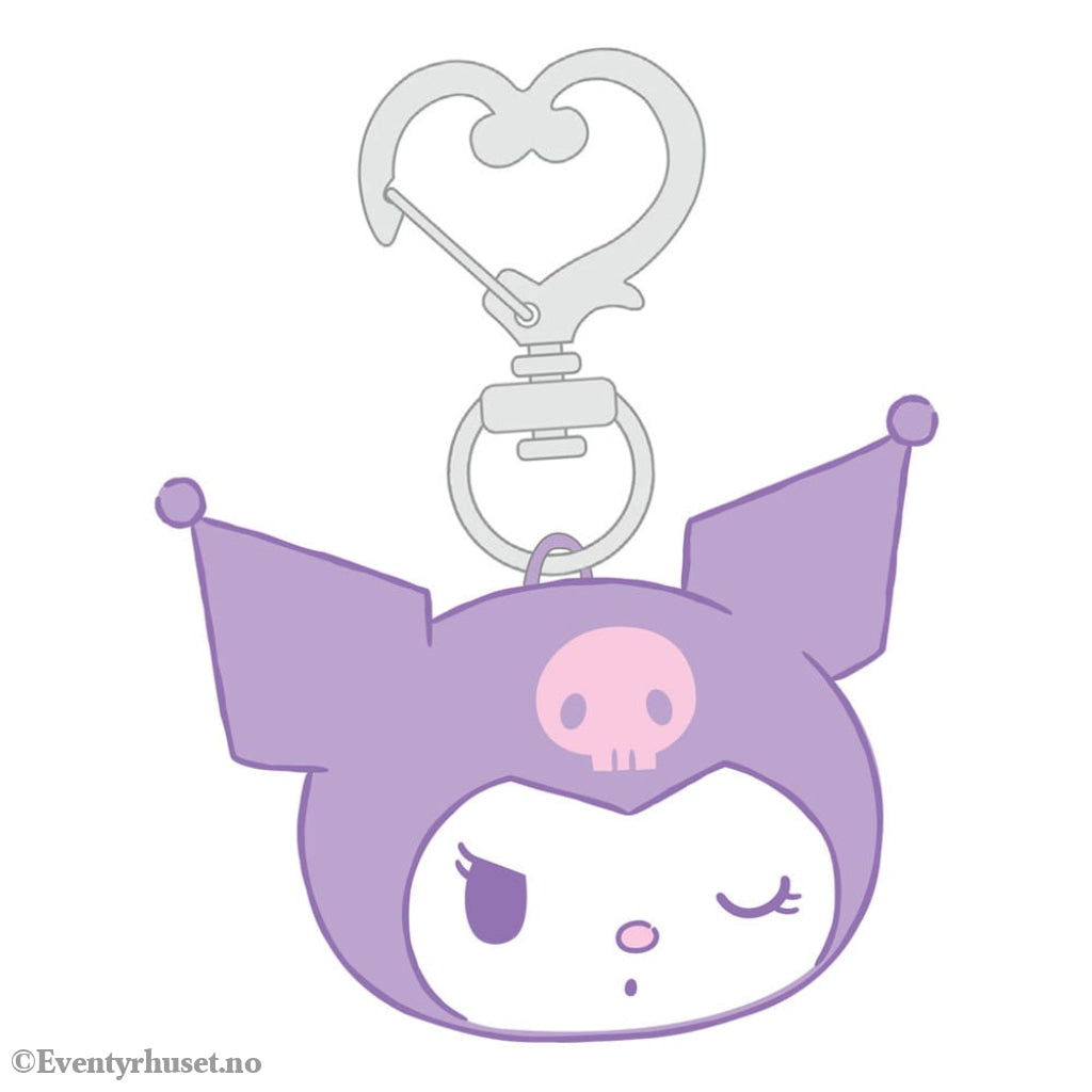 Sanrio Plush Keychain Kuromi Manga & Anime