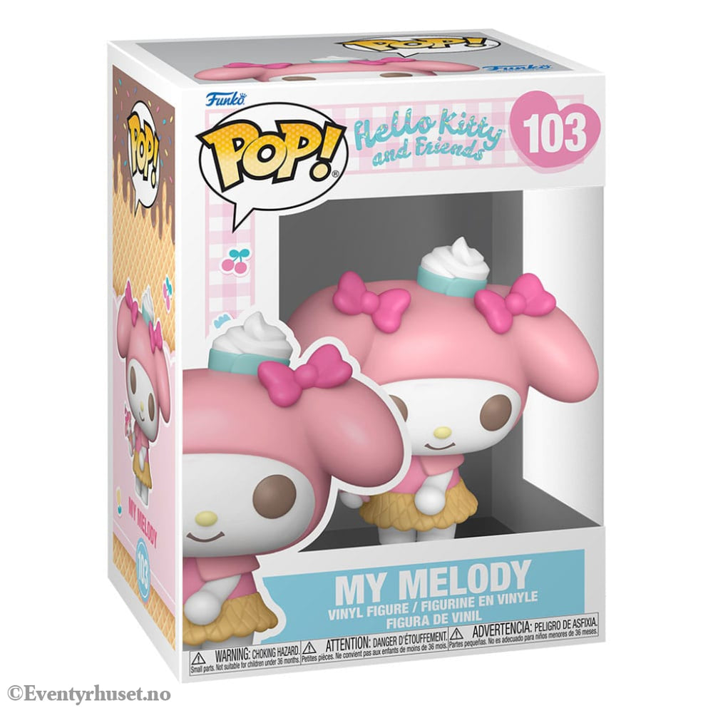 Sanrio POP! Animation Vinyl Figure Hello Kitty- My Melody (IC) 9 cm Manga & Anime