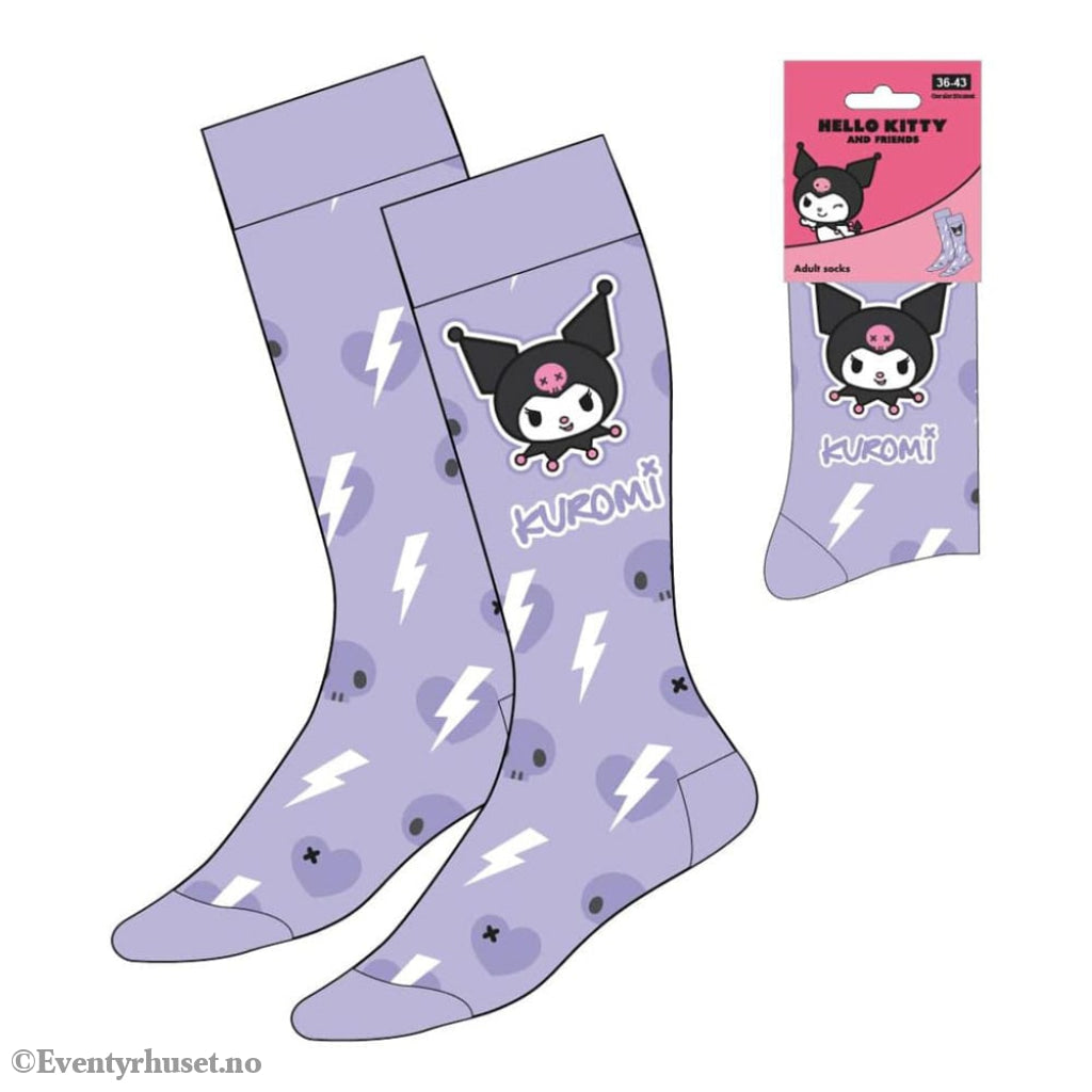 Sanrio Socks Kuromi Purple 36-43 Fashion & Accessories