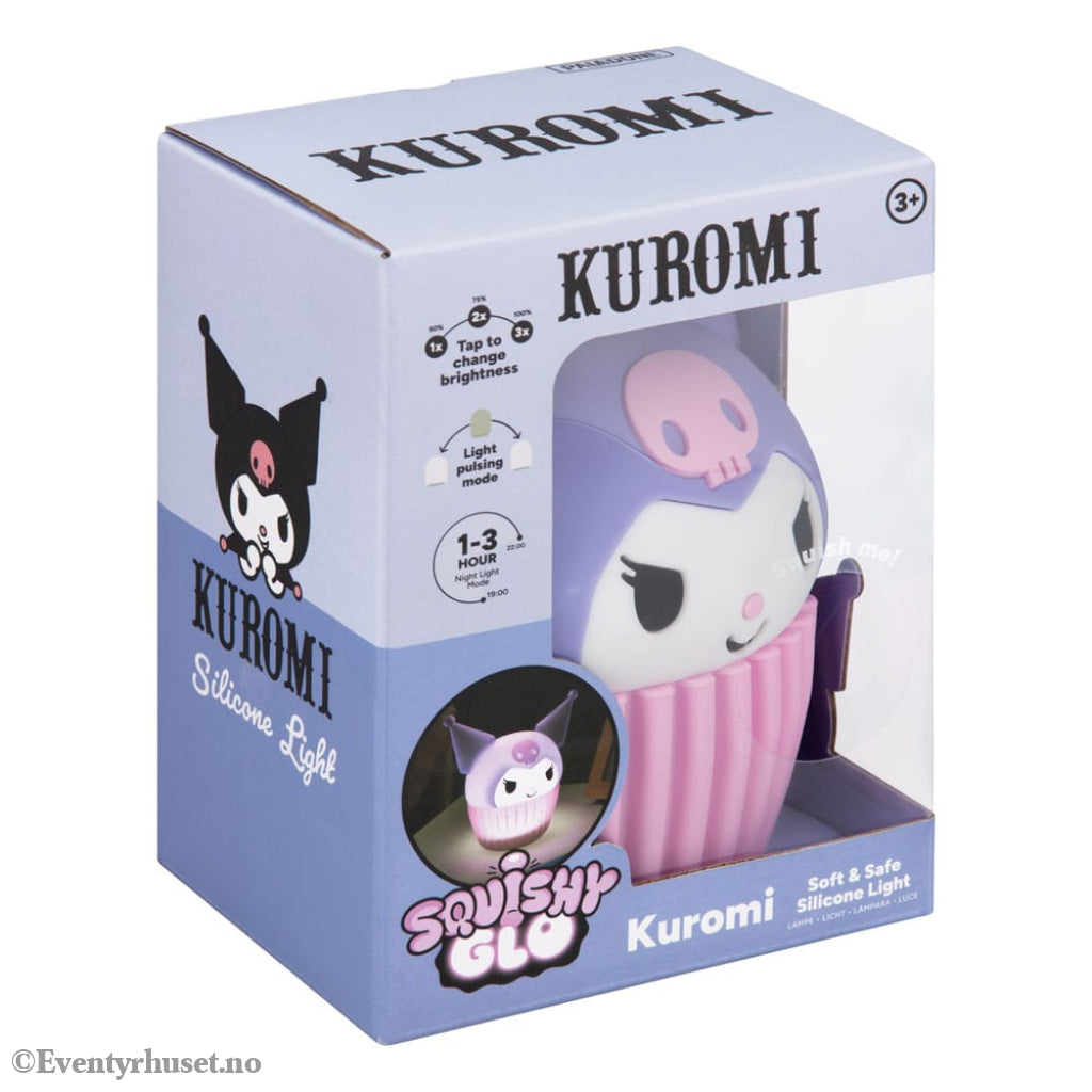 Sanrio Squishy Glo Silicon Light Kuromi 15 cm Home & Gifts