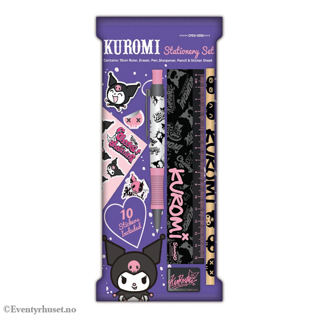 Sanrio Stationery Set 6-Pack Kuromi Home & Gifts