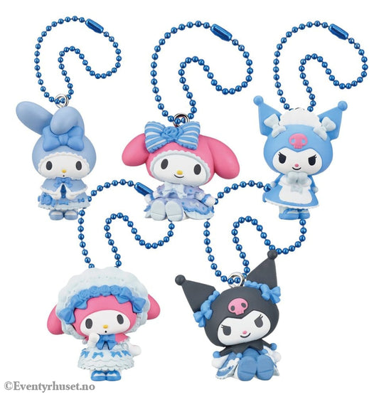 Sanrio Twinchees Mini Figures My Melody x Kuromi Sweet Lolita 5 cm Blind Pack Display (24) Collectibles