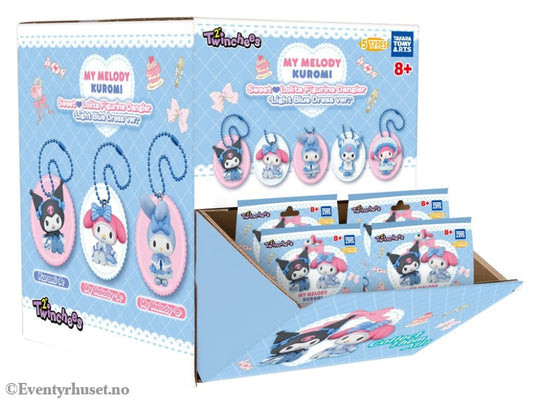 Sanrio Twinchees Mini Figures My Melody x Kuromi Sweet Lolita 5 cm Blind Pack Display (24) Collectibles