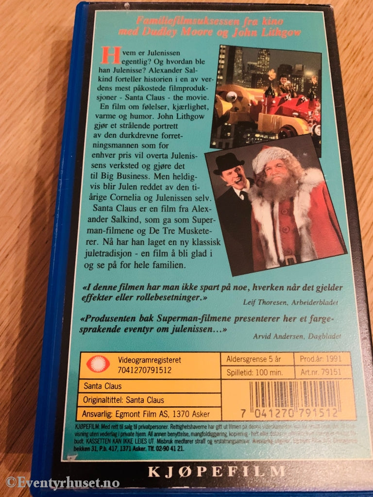 Santa Claus. 1991. Vhs. Vhs