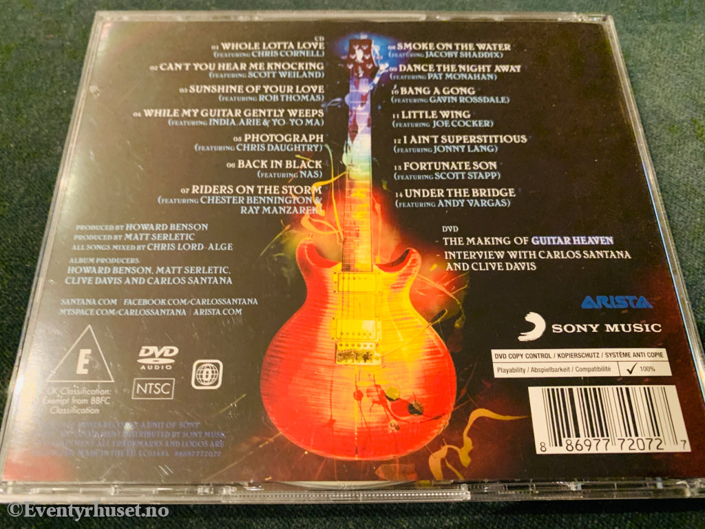 Santana – Guitar Heaven: The Greatest Guitar Classics Of All Time. 2010. CD.