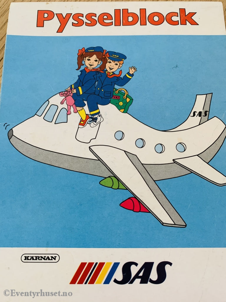 Sas Puslebok. Brukt. Hobbybok