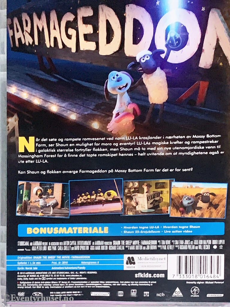 Sauen Shaun Filmen - Farmageddon (Nrk). Dvd. Dvd
