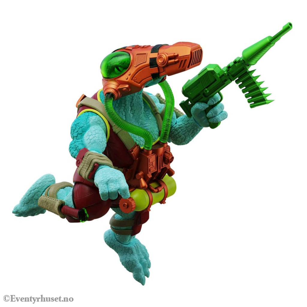 Saurozoic Warriors Rock Action Figure Javvik Mosa Mosasaurus (Underwater Assault) 15 cm Toys