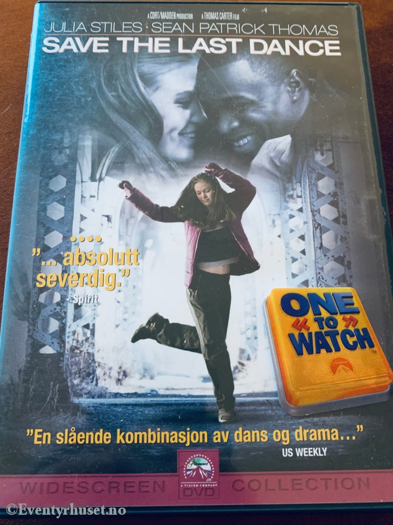 Save The Last Dance. 2001. Dvd. Dvd