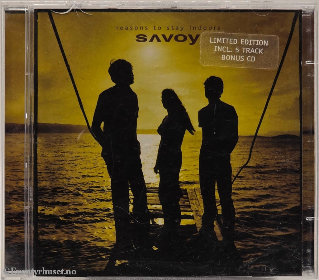 Savoy - Reasons To Stay Indoors 2001 . Musikk-CD.