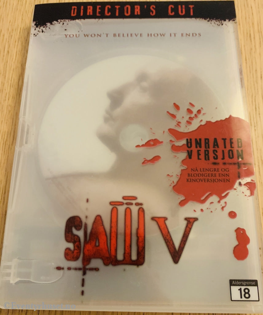 Saw 5. 2008. Dvd Slipcase.