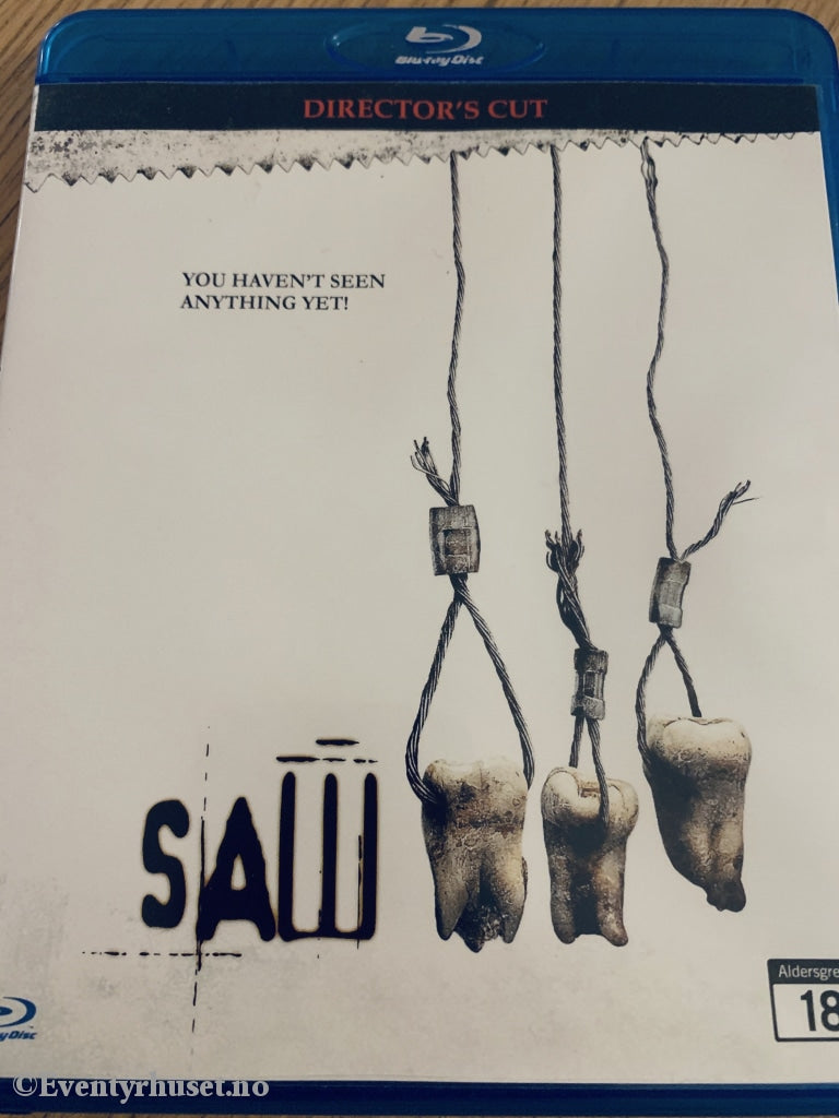 Saw Iii - Directors Cut. 2006. Blu Ray. Blu-Ray Disc