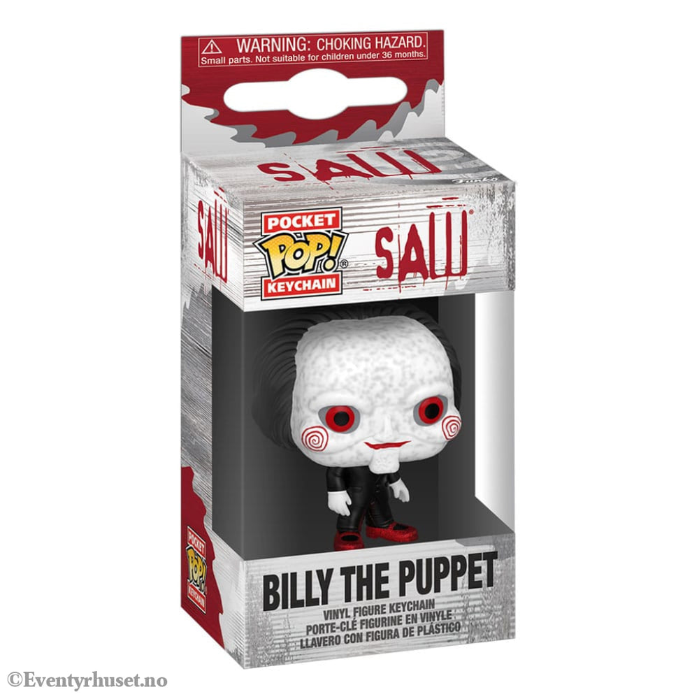 Saw Pocket POP! Vinyl Keychains 4 cm Billy the Puppet Display (12) Fashion & Accessories