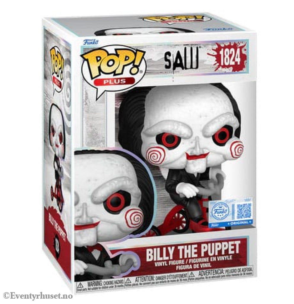 Saw POP! Plus Vinyl Figure Billy on Tricycle Exclusive Edition 9 cm Collectibles