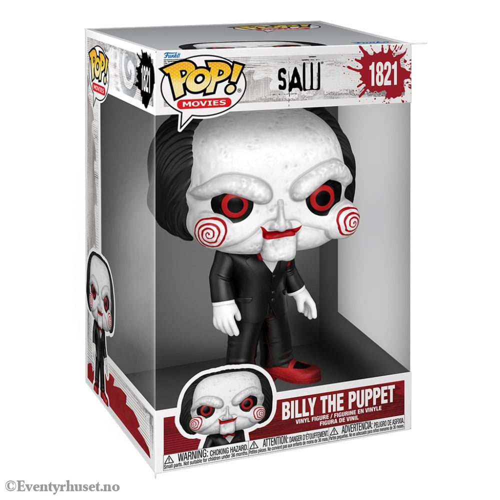 Saw Super Sized Jumbo POP! Movies Vinyl Figure Billy the Puppet 25 cm Collectibles