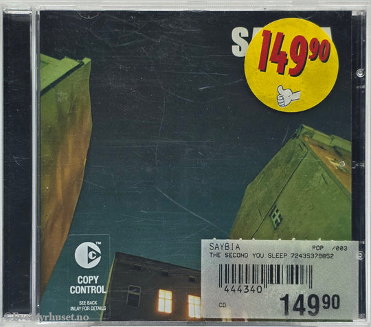 Saybia. 2002. The Second You Sleep. CD.