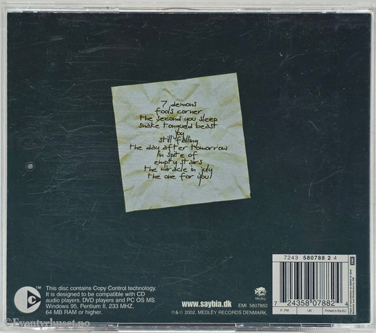 Saybia. 2002. The Second You Sleep. CD.