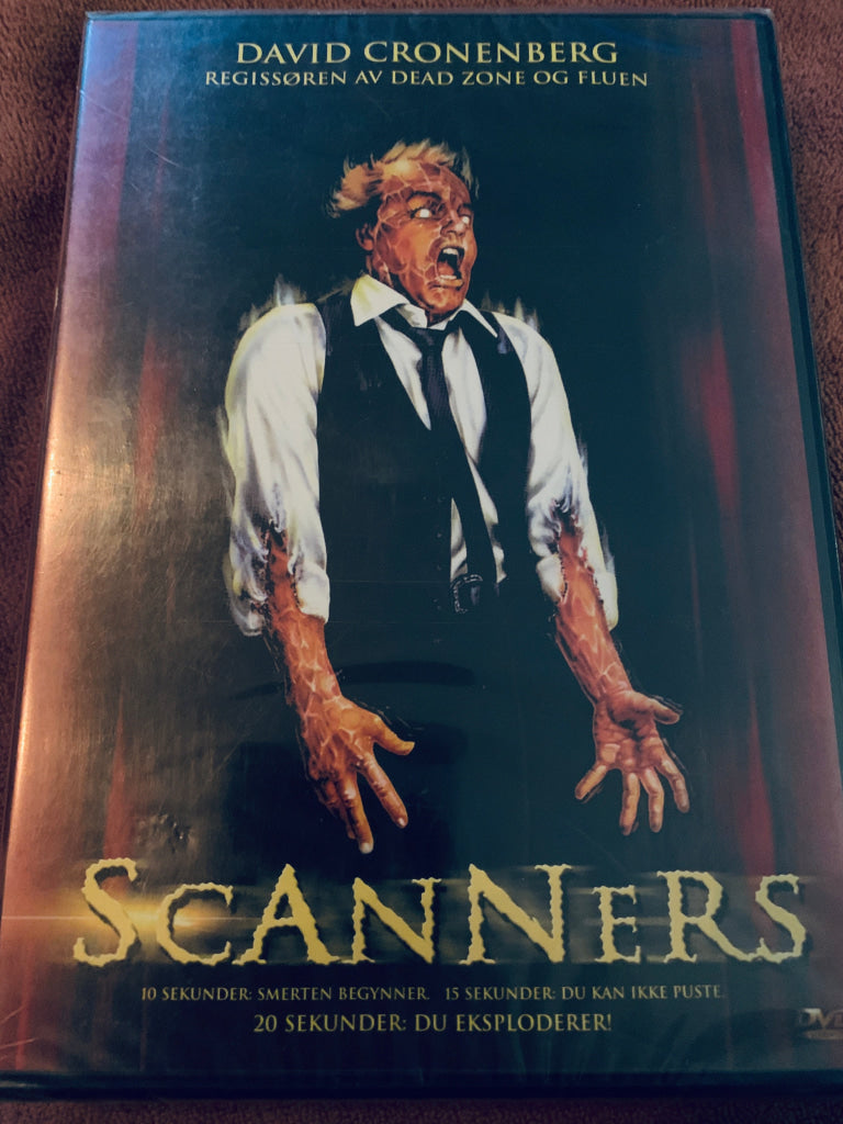 Scanners. 1981. DVD. Ny i plast! DVD