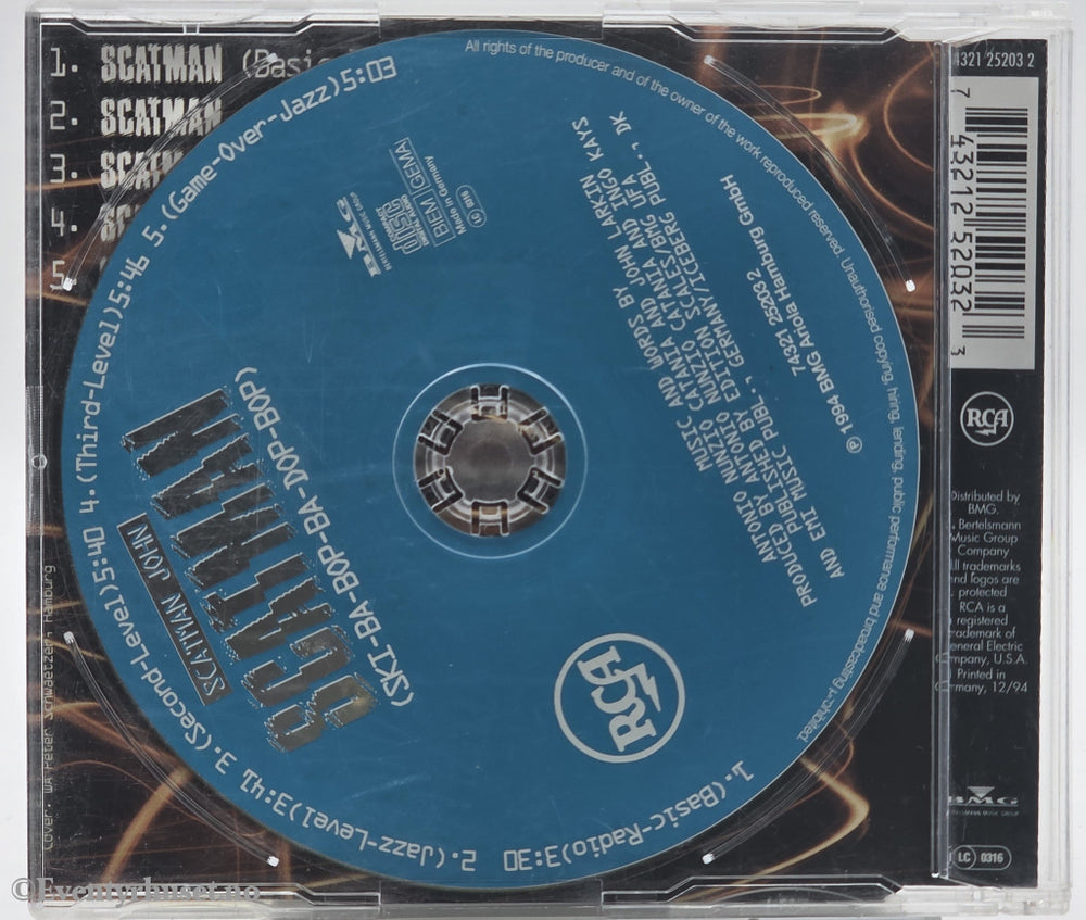 Scatman John / 1994 / Scatman (Ski-Ba-Bop-Ba-Dop-Bop) / CD singel