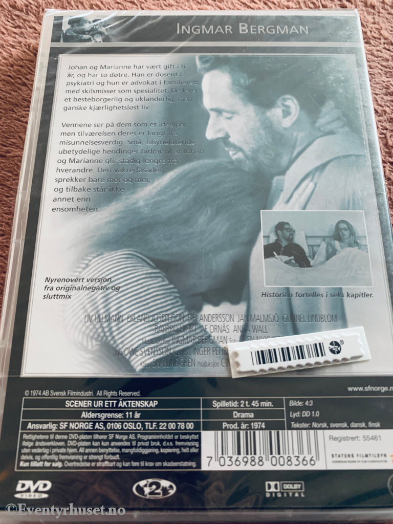 Scener fra et ekteskap (1973). DVD. Ny i plast!