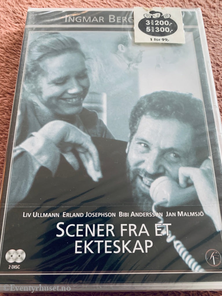 Scener fra et ekteskap (1973). DVD. Ny i plast!
